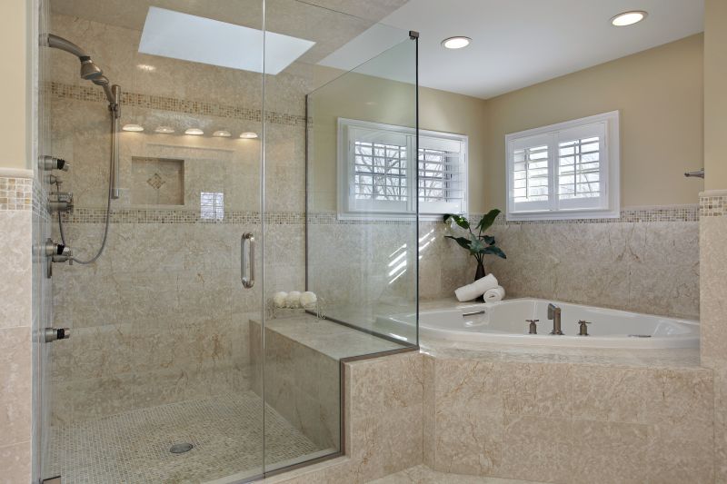 Luxurious Shower and Tub Areas